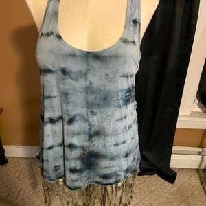 2x soft athletic tank top custom tie dye